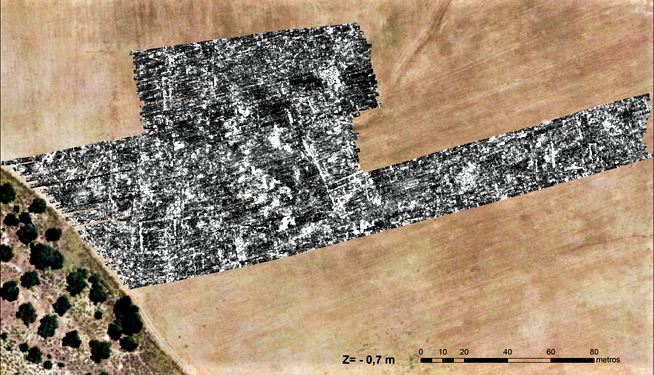 Primera imagen urbanística mediante georradar de Asta Regia